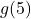 g(5)