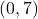 (0, 7)