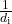 \frac{1}{d_\text{i}}\\