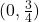 (0, \frac{3}{4})