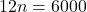 12n=6000