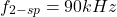 \[f_{2-sp} = 90 kHz \]