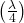 \left(\frac{\lambda}{4}\right)\\