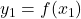 y_1=f(x_1)