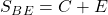 S_B_E=C+E