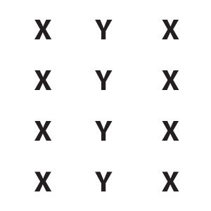 Xs and Ys