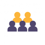 icon of five generic people