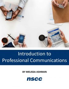 Introduction to Professional Communications book cover
