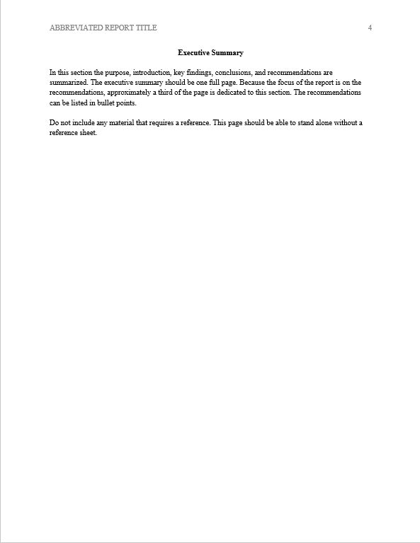Executive Summary