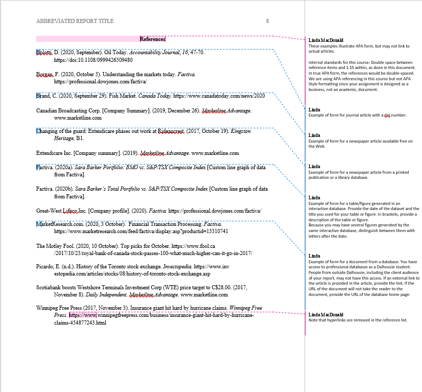 References