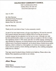 Negatively worded message regarding bad news.