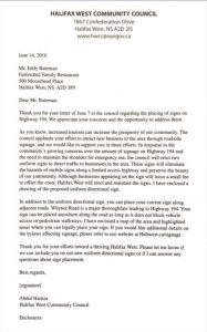 Example of a well written letter of complaint.