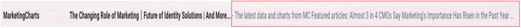 Email Preview / Preheader Text Example