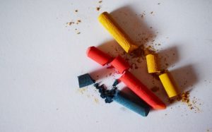 Broken chalk is still chalk