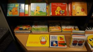 A collection of children’s books.