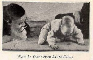 A photograph taken during Little Albert research.