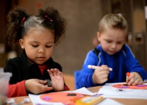 Children coloring.