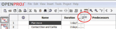 Reduce Size of Start and End Columns