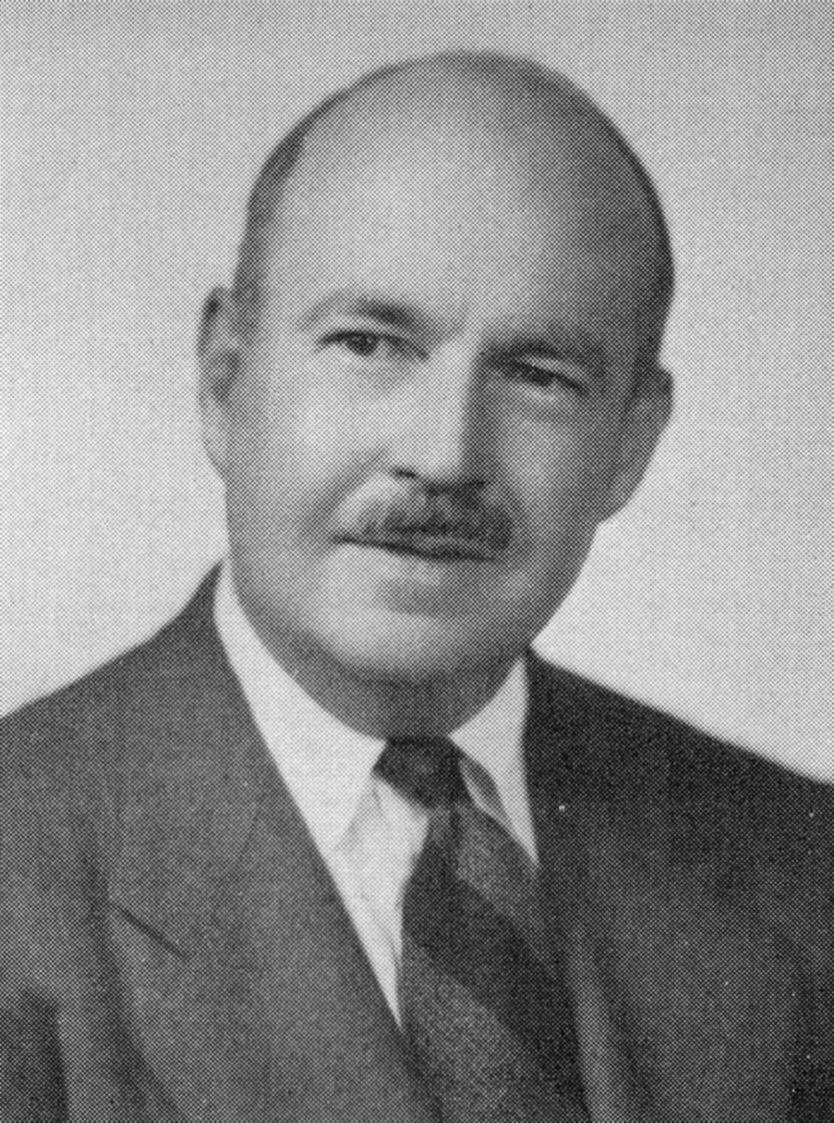 Black and white headshot of Talcott Parsons