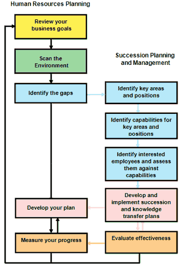 HR Planning process explained in text.
