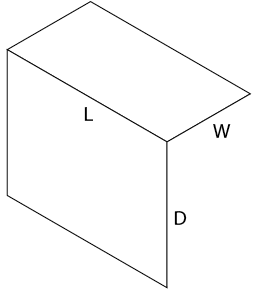 Two lines drawn in to complete front of block
